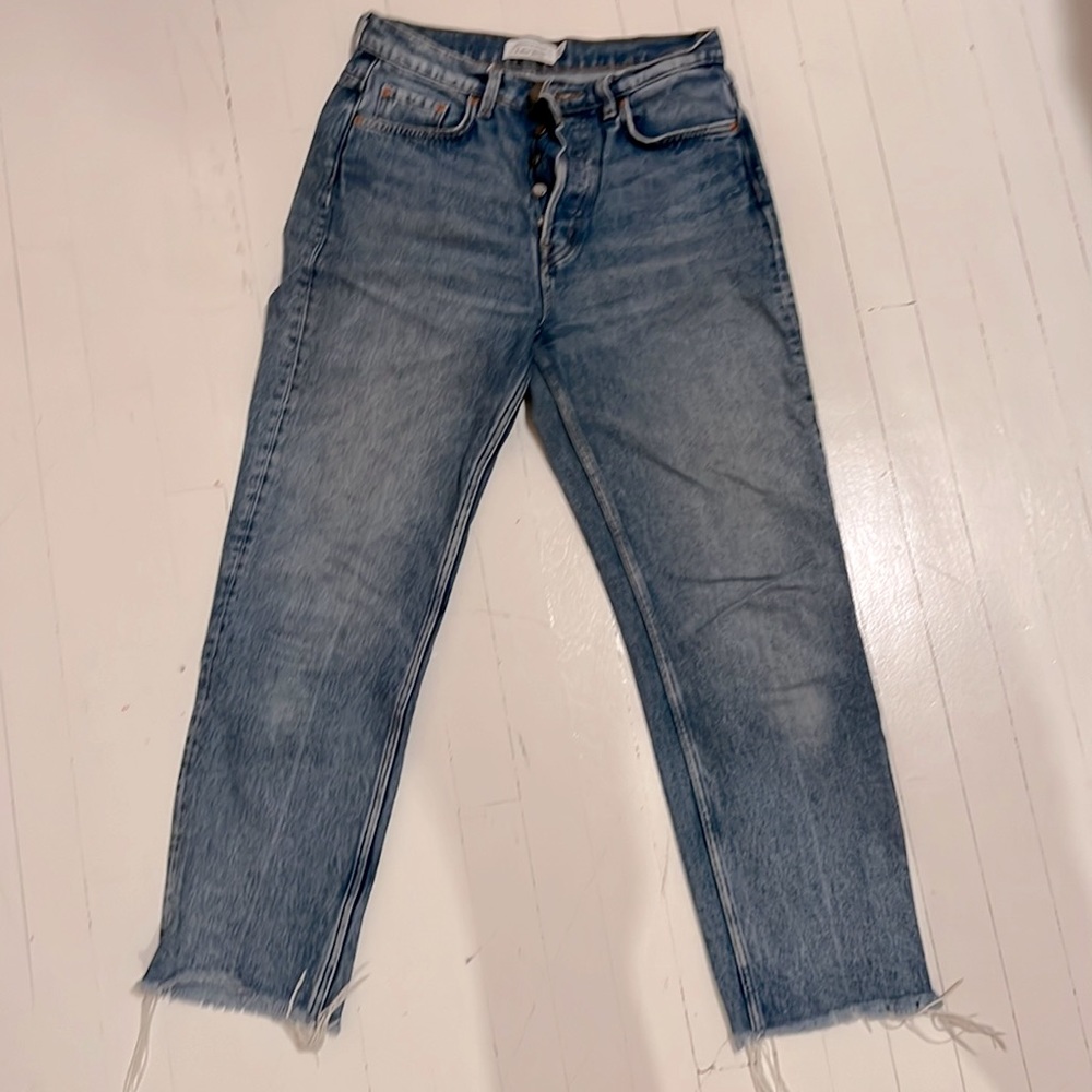 And other stories vintage high rise straight leg, size 28